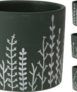 FLOWERING CERAMICS POT