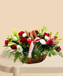 סלסלת ורדים קלאסית