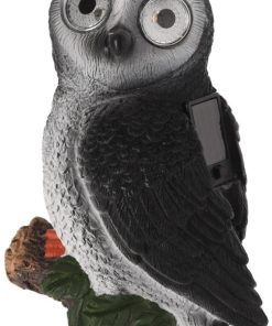 ינשוף פנס סולרי שחור