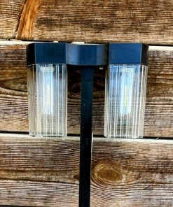 מנורה סולארית כפולה