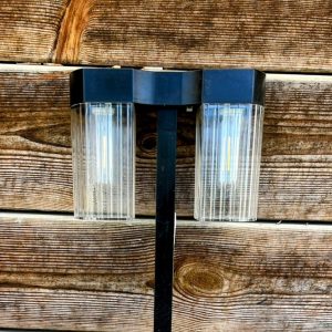 מנורה סולארית כפולה