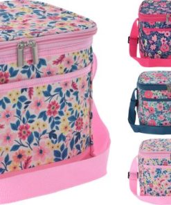 תיק קירור פרחוני