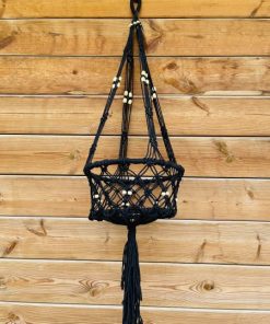 סל מקרמה שחור