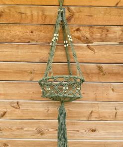 סל מקרמה ירוק