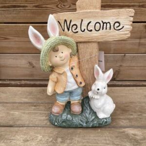 ברוכים הבאים עם ילד וארנב