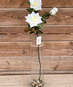 ורד לבן סינתטי