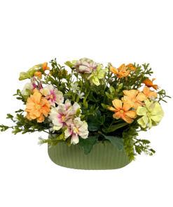 שיק פרחוני סינתטי מבט על