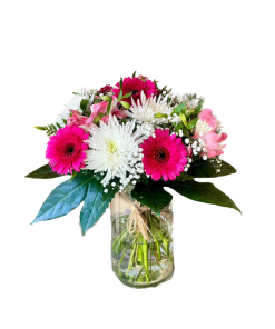 מותק של זר רקע לבן