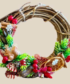 גלגל כריסמס אדום