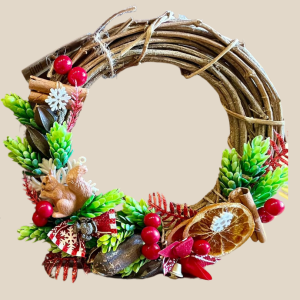 גלגל כריסמס אדום