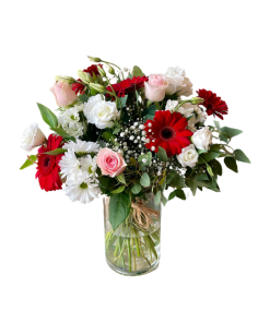 הפרח בליבי רקע לבן