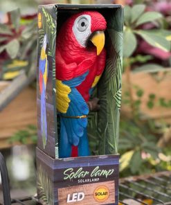 תוכי סולארי לגינה אדום