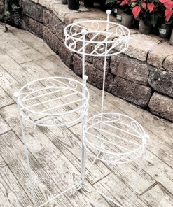 מעמד ברזל מדורג ל3 עציצים